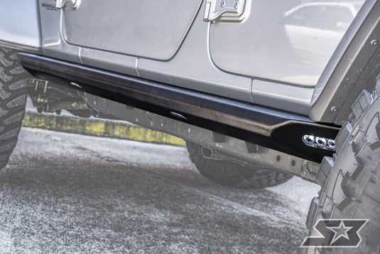 Jeep Wrangler JLU "Ambush Series" Side Steps / Rock Sliders w/ Integrated LED Rock Lights