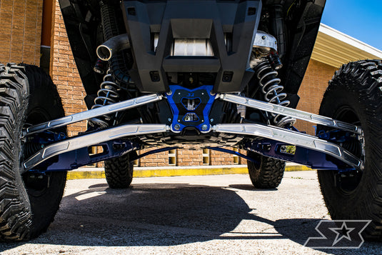 Polaris RZR XP Turbo S Billet Aluminum High Clearance Radius Rods, Lower