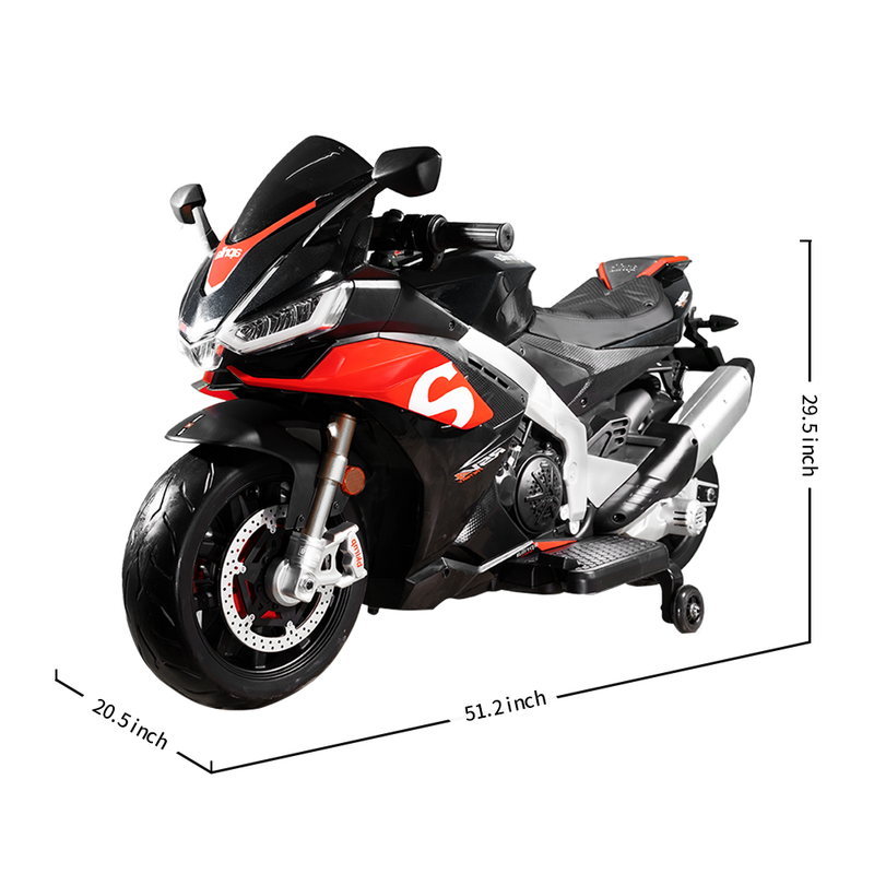 Load image into Gallery viewer, Aprilia 12V Electric Motorcycle for Kids - 2 Wheels, Ages 3-10
