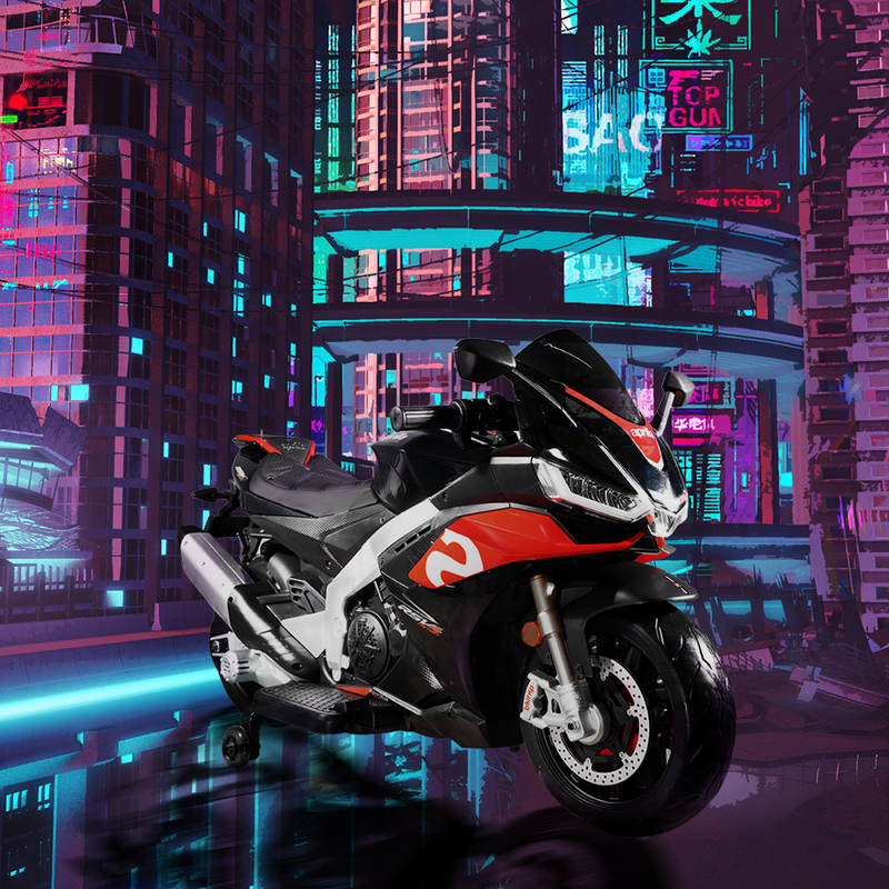 Load image into Gallery viewer, Aprilia 12V Electric Motorcycle for Kids - 2 Wheels, Ages 3-10
