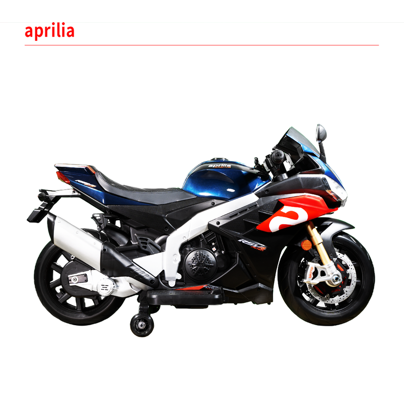 Load image into Gallery viewer, Aprilia 12V Electric Motorcycle for Kids - 2 Wheels, Ages 3-10
