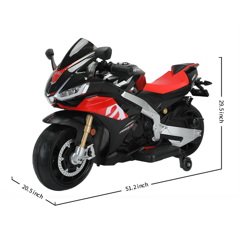 Load image into Gallery viewer, Aprilia 24V Kids Electric Motorbike with Dual 150W BLDC Motors - Speeds up to 12MPH
