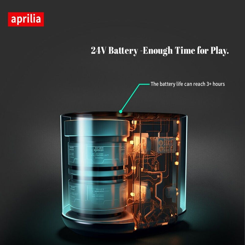 Load image into Gallery viewer, Aprilia 24V Kids Electric Motorbike with Dual 150W BLDC Motors - Speeds up to 12MPH
