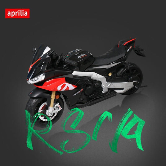 Aprilia 24V Kids Electric Motorbike with Dual 150W BLDC Motors - Speeds up to 12MPH