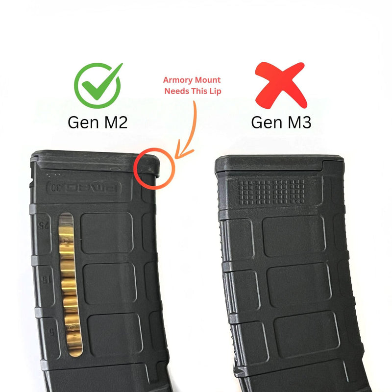 Load image into Gallery viewer, AR-15 Armory Wall Storage Hook (PMAG Gen M2 Compatible)
