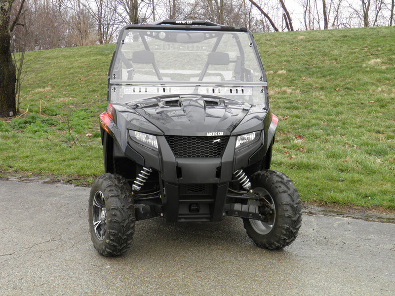 Load image into Gallery viewer, Arctic Cat Prowler 650/700 w/Square Bars - 2 Pc Windshield w/Vent and Hard Coat Options
