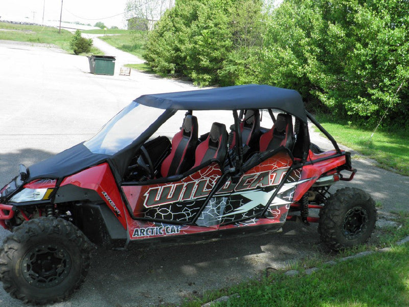 Load image into Gallery viewer, Arctic Cat Wildcat 4-Seater - Vinyl Windshield/Top Combo
