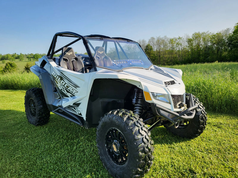 Load image into Gallery viewer, Arctic Cat Wildcat XX 2-Seater - 1-Piece Windshield with Clamp, Vent and Hard Coat Options

