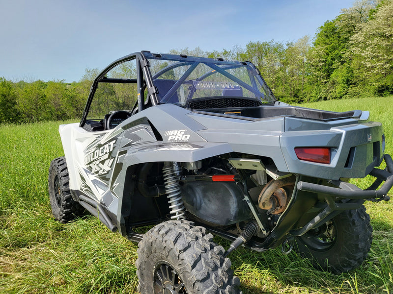 Load image into Gallery viewer, Arctic Cat Wildcat XX 2-Seater - Lexan Back Panel with Clamp and Vent Options
