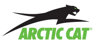 Arctic Cat logo with a black panther silhouette on a white background
