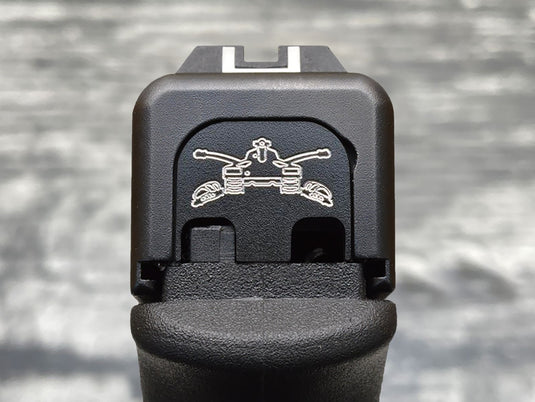 Milspin ARMY Slide Back Plates (Over 100 Emblems)