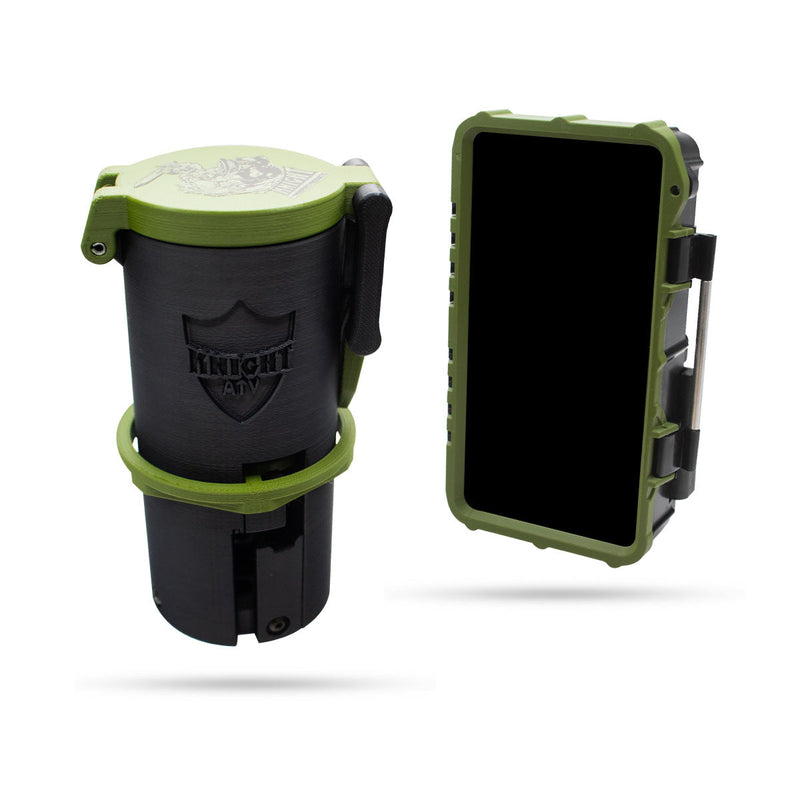 Load image into Gallery viewer, SafeBox phone holder &amp; Knight Shield drink holder bundle
