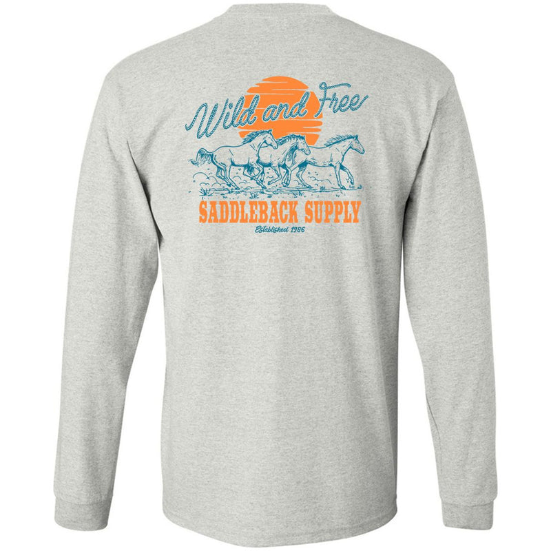 Load image into Gallery viewer, Wild and Free Long Sleeve Tee
