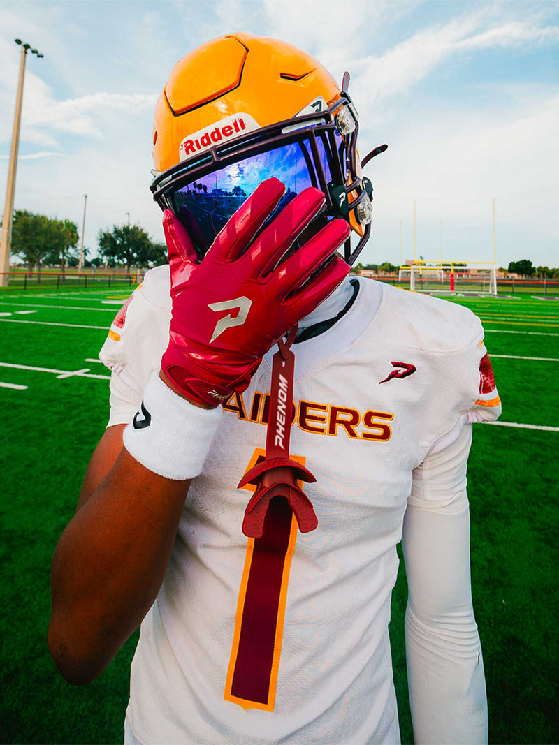 Load image into Gallery viewer, Phenom Elite VPS5 Youth Football Gloves - Team Colors
