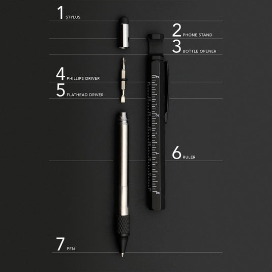 Multitool Pen 7-in-1 Phone Stand