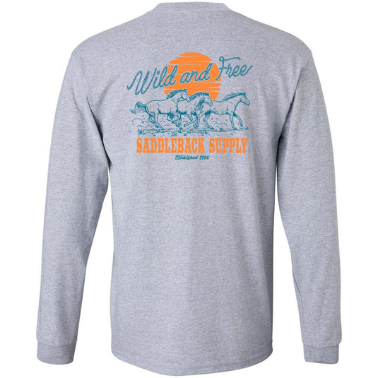 Wild and Free Long Sleeve Tee