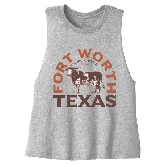 Texas Longhorn Crop Top