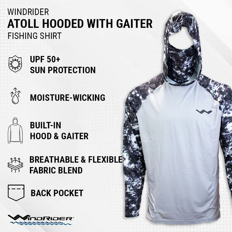 Load image into Gallery viewer, Atoll Hooded Shirt with Gaiter
