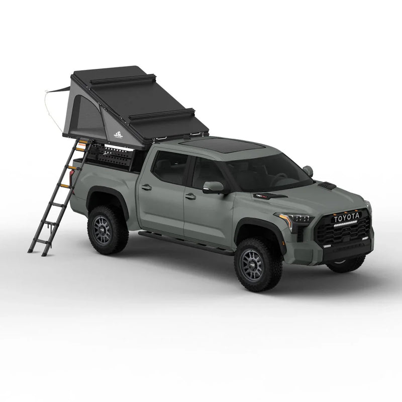 Load image into Gallery viewer, Alpine 61 Hardshell Rooftop Tent – Aluminum, 2–3 Person, 4-Season Overland Tent for SUVs &amp; Trucks – Black Compact Design
