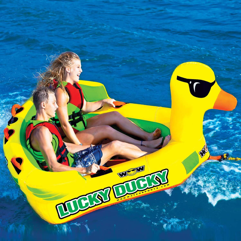 Load image into Gallery viewer, WOW Sports Lucky Ducky 2P Towable (19-1040)
