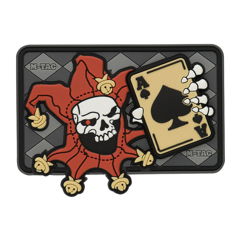 Load image into Gallery viewer, M-Tac patch Joker Skull 3D PVC
