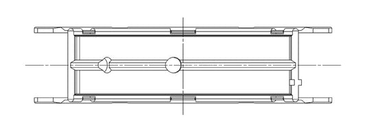 ACL GM 170 LAU/LP1/LP9/183 LF1/217 LFX/LLT/LY7 .25mm Oversized Main Bearing Set 4M2273H-.25