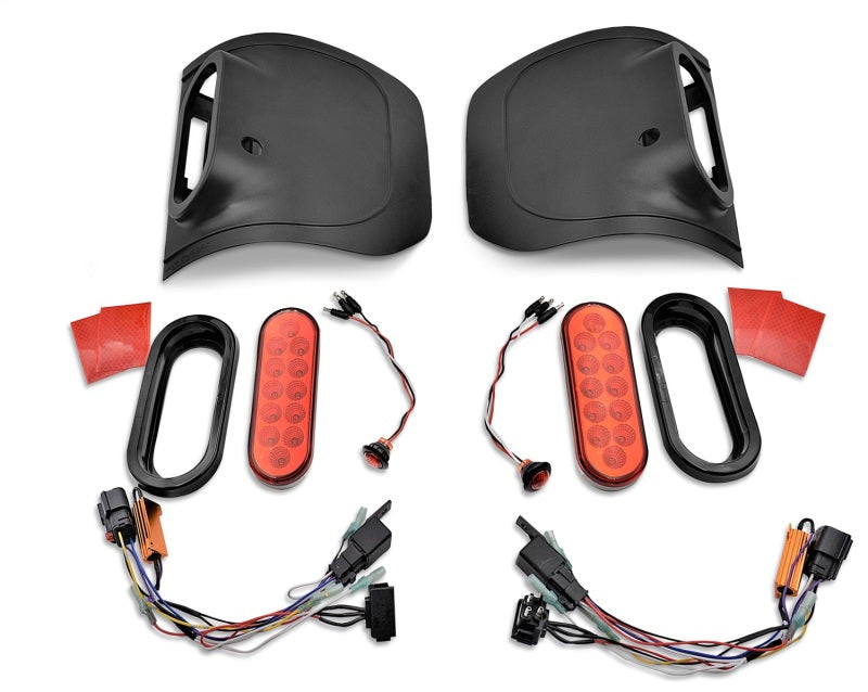 Load image into Gallery viewer, Rugged Ridge 20-24 Jeep Gladiator Flush Mount Tail Light (Pair) - Blk
