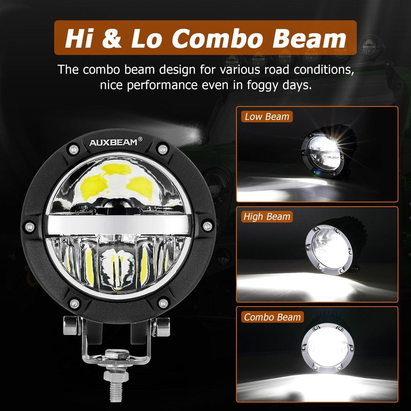 Load image into Gallery viewer, C4 Series | 4 Inch 100W Round Offroad LED Driving Lights Combo Beam
