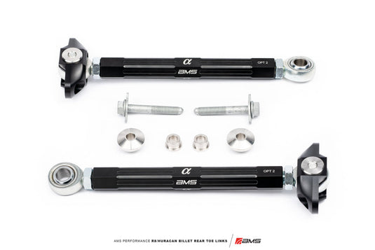 AMS Performance Audi R8 (RWD &amp; AWD) / Lamborghini Huracan (RWD Only) Billet Rear Toe Links