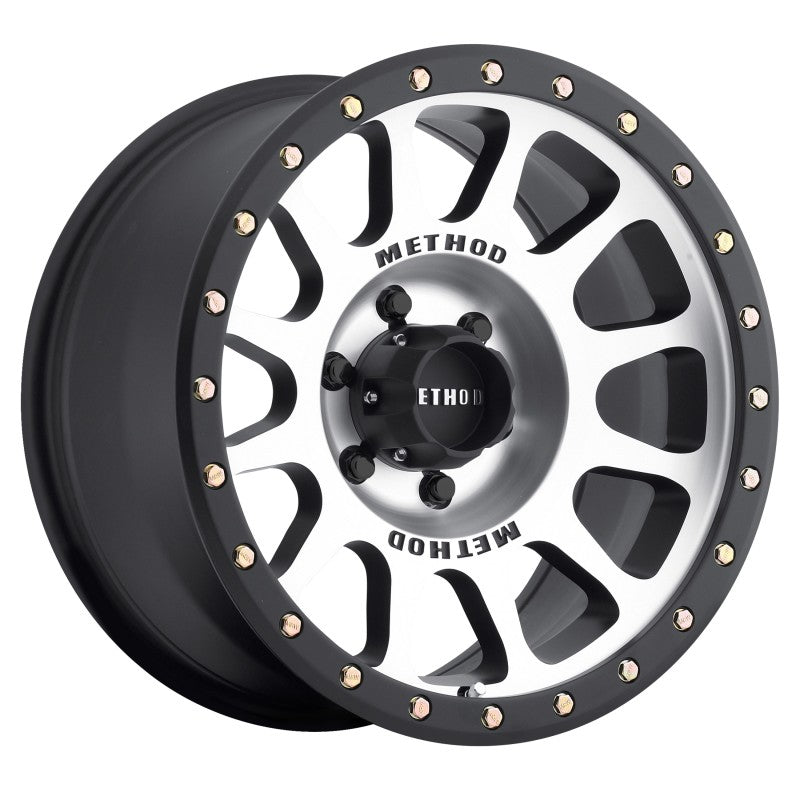 Load image into Gallery viewer, Method MR305 NV 18x9 0mm Offset 6x5.5 108mm CB Machined/Black Street Loc Wheel
