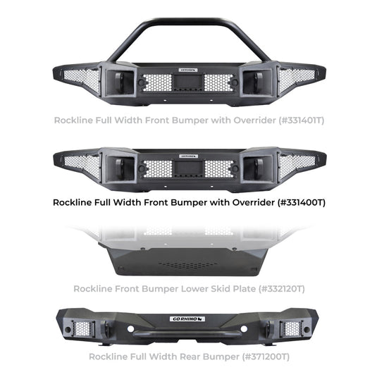 Go Rhino 21-24 Ford Bronco (2 and 4 Door) Rockline Full Width Bumper