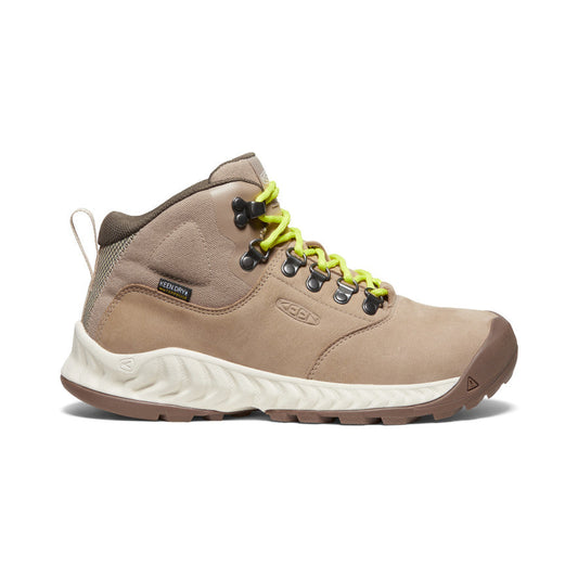 Women's keen Nxis Explorer Mid WP, Safari/Birch, 8.5 B Medium - Skoutley Outdoors LLC