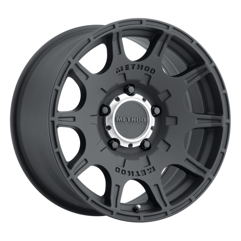 Load image into Gallery viewer, Method MR308 Roost 17x8.5 0mm Offset 5x5 71.5mm CB Matte Black Wheel

