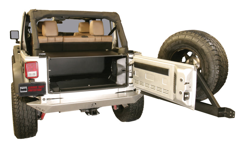 Load image into Gallery viewer, Tuffy Jk Unlimited Tailgate Enclosure- Black For 2011+
