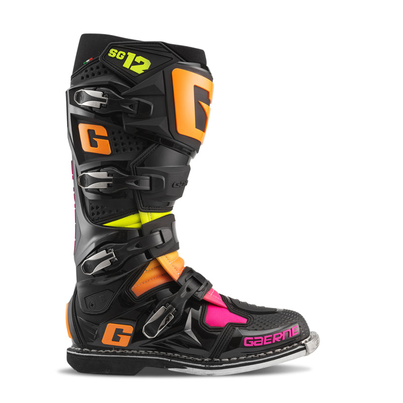 Load image into Gallery viewer, Gaerne SG12 Limited Edition Boot Black/Orange/Pink - Size 9
