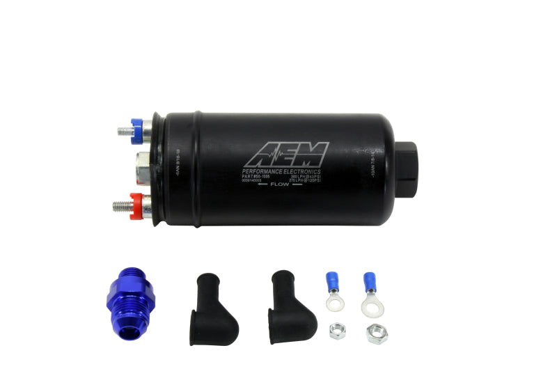 Load image into Gallery viewer, AEM Electronics 380lph Inline High Flow Fuel Pump
