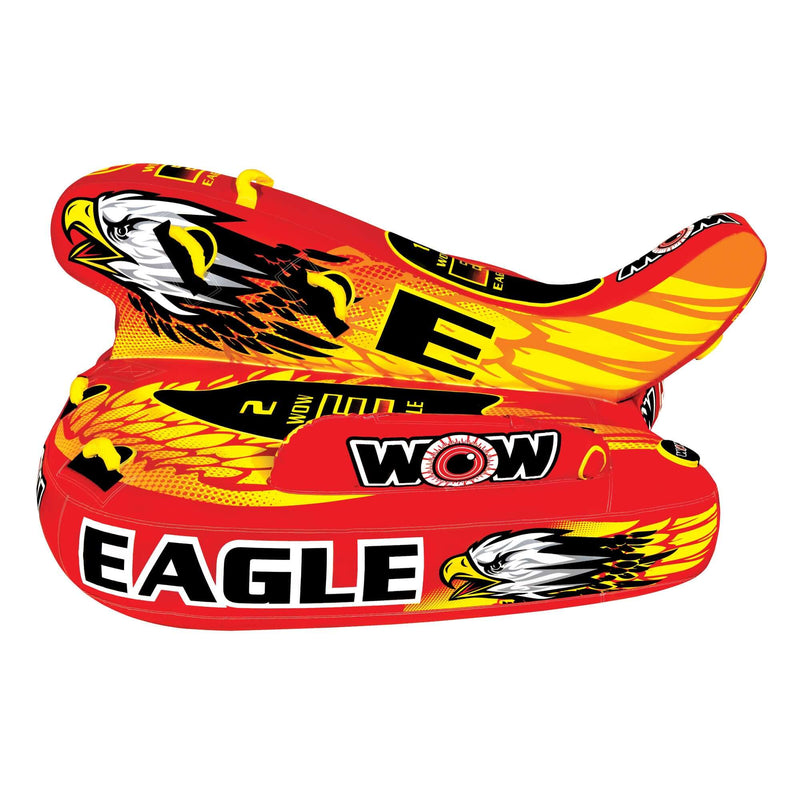 Load image into Gallery viewer, WOW Sports Wow Eagle 1-3 Person Hybrid Towable Water Tube For Pool and Lake
