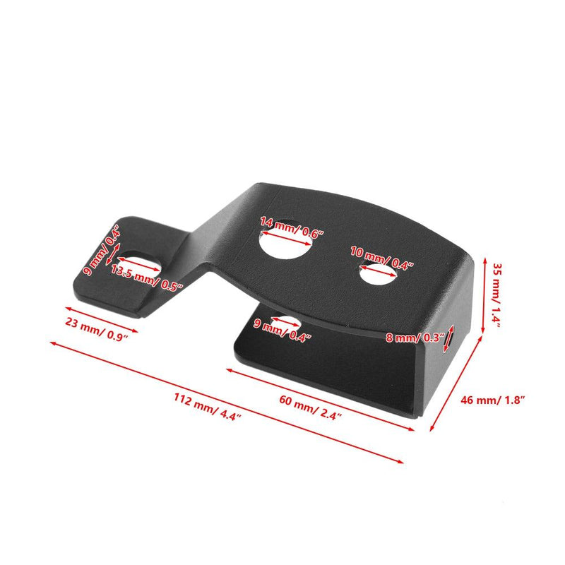 Load image into Gallery viewer, 4 Inch 30W Corrugated Lens Flood Beam LED Pods Lights with A-Pillar Mounting Bracket For Ford Bronco 2/4 Door 2021 2022
