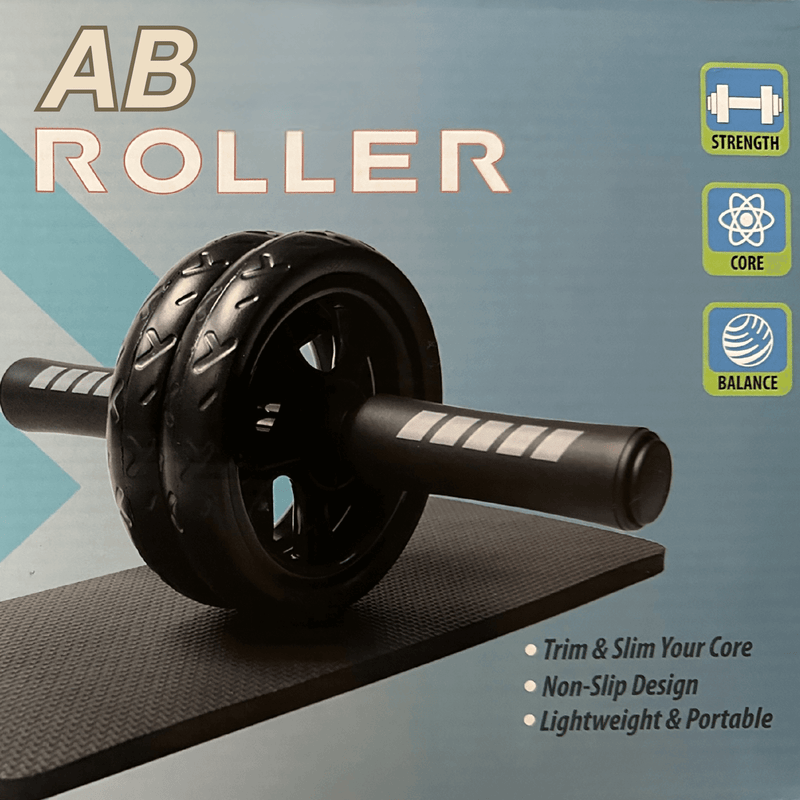 Load image into Gallery viewer, JupiterGear Ab Roller Wheel with Kneeling Pad for Abdominal and Core Strength Training for Men and Women
