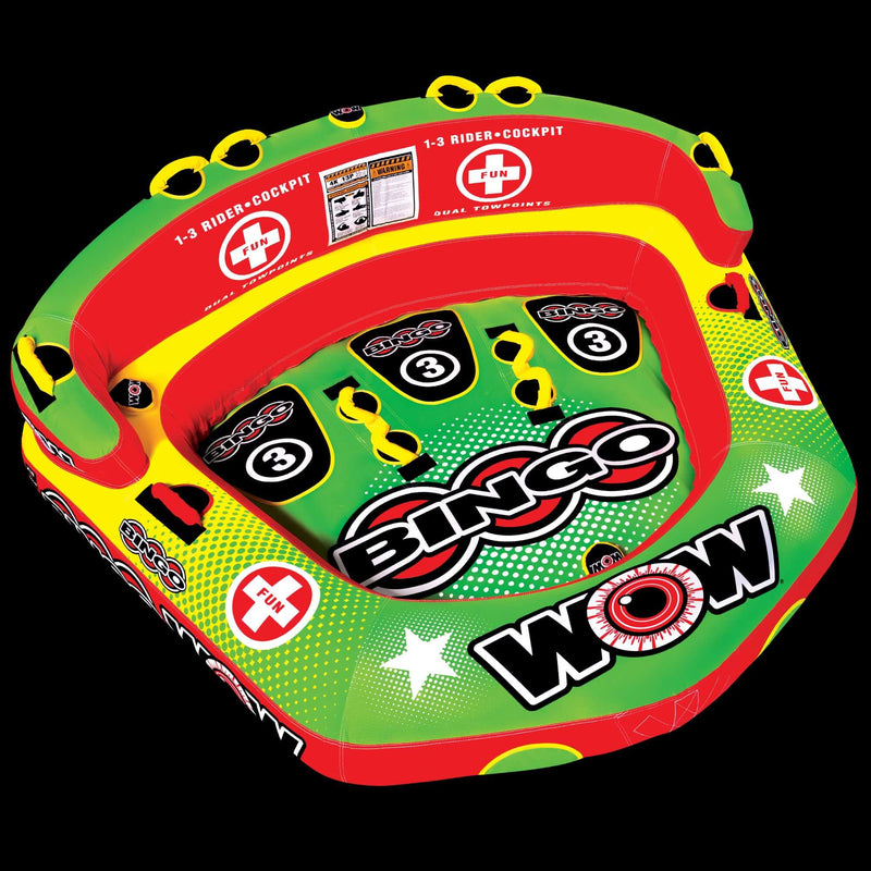 Load image into Gallery viewer, WOW Watersports Bingo 1-3 Person Towable Water Tube

