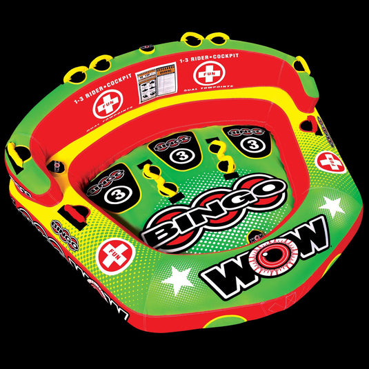 WOW Watersports Bingo 1-3 Person Towable Water Tube