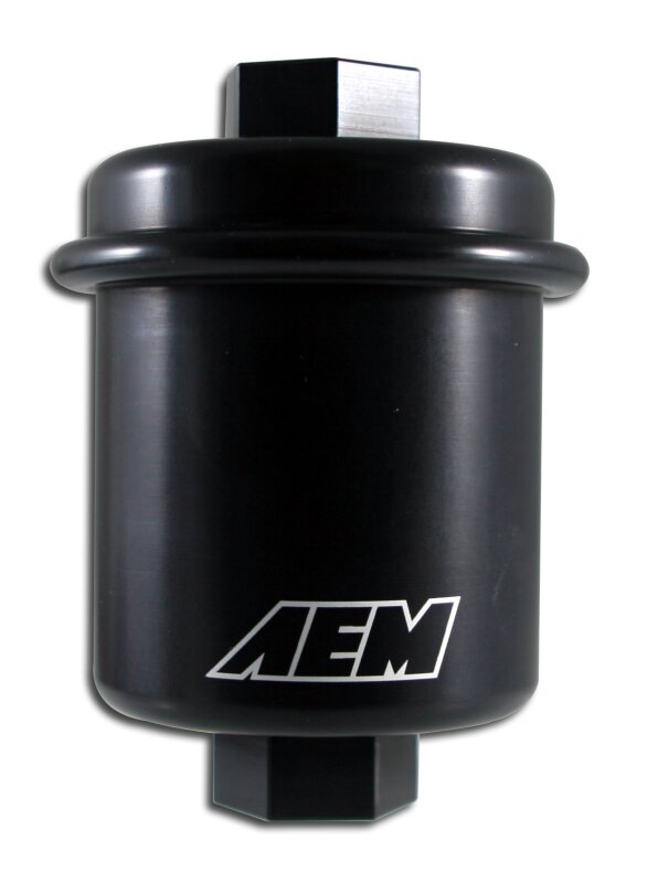 Load image into Gallery viewer, AEM Electronics High Volume Fuel Filter Black
