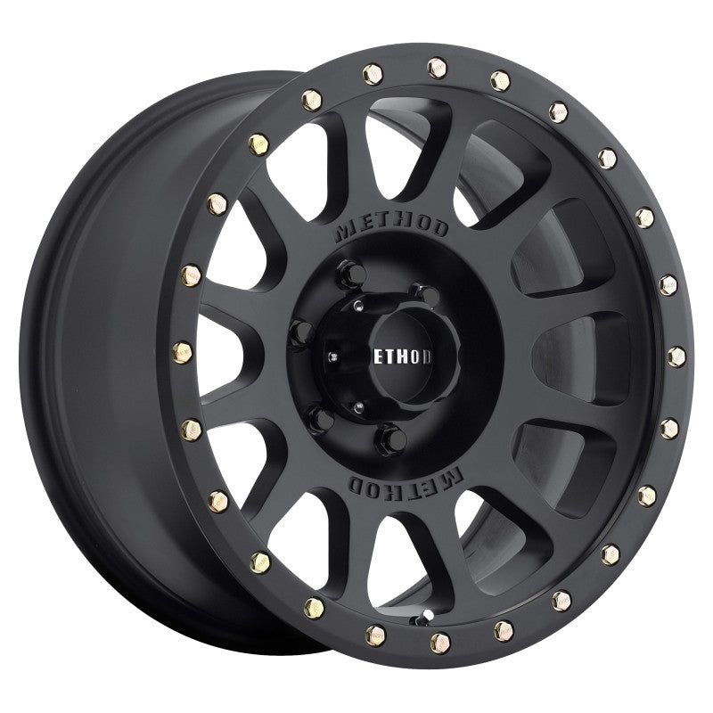 Load image into Gallery viewer, Method MR305 NV 18x9 0mm Offset 6x135 94mm CB Method Matte Black Street Loc Wheel
