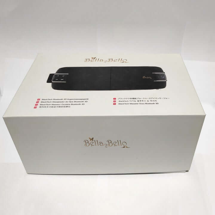 Load image into Gallery viewer, Bella2Bello Bella Electric Bluetooth 3D Eye Massager (Black) (English Voice) 10420
