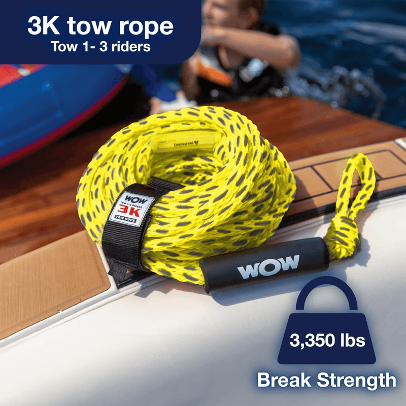 Load image into Gallery viewer, WOW Watersports 3K 60 Ft Tow Rope
