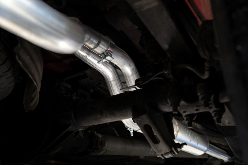 Load image into Gallery viewer, MBRP 2019+ Chevrolet Silverado 1500 / 2019+ GMC Sierra 1500 Alum. 3in Armor Black Cat-Back Exhaust
