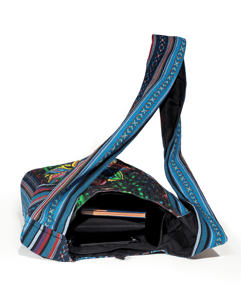 Load image into Gallery viewer, Kathmandu Collection Lotus Handmade Hobo Bag
