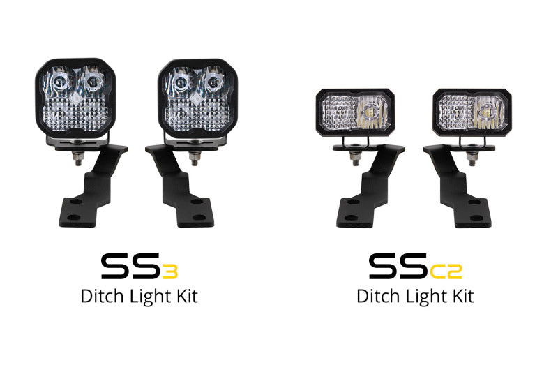 Load image into Gallery viewer, Diode Dynamics 16-21 Toyota Tacoma Sport SS3 LED Ditch Light Kit - Yellow Combo
