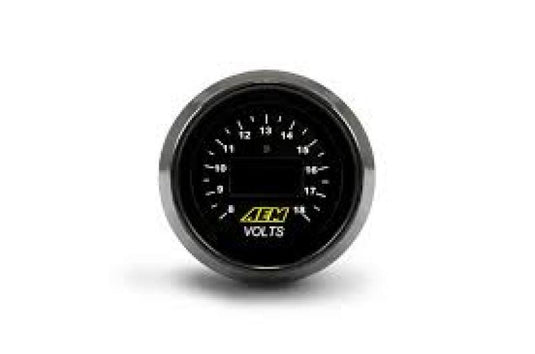 AEM Electronics 52mm Digital Volt Meter Gauge