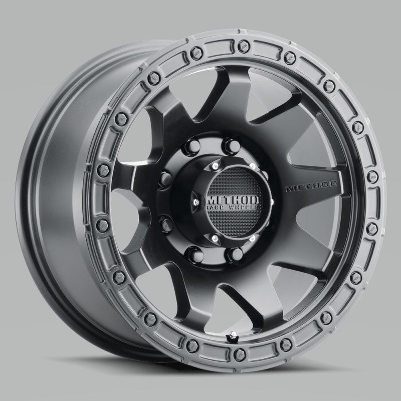 Load image into Gallery viewer, Method MR317 18x9 +18mm Offset 8x6.5 130.81mm CB Matte Black Wheel
